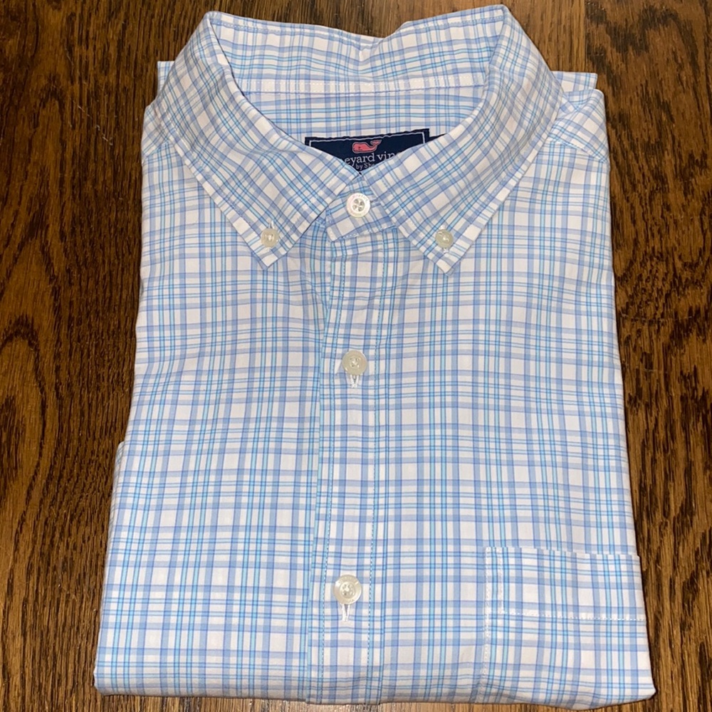 Vineyard Vines Large Classic Fit Murray Stretch Shirt